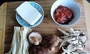 韓式蘑菇辣湯的做法圖解1