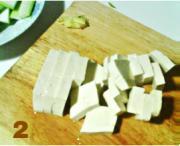 海米絲瓜豆腐湯的做法圖解2