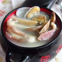 鴨掌杏鮑菇蛤蜊湯的做法
