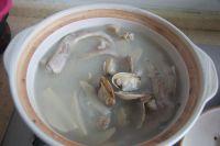 鴨掌杏鮑菇蛤蜊湯的做法圖解9