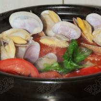 西紅柿花蛤湯的做法