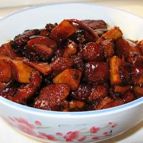 杏鮑菇紅燒肉的做法
