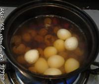 紅棗桂圓鵪鶉蛋的做法圖解3