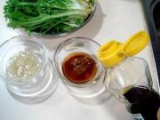 蒜汁麻醬拌苦菊的做法圖解2
