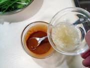 蒜汁麻醬拌苦菊的做法圖解3
