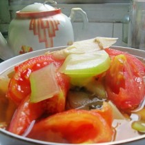葫蘆番茄湯的做法