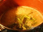 桂花蘆筍糙米粥的做法圖解6