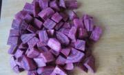 紫薯雙色切饅頭的做法圖解1
