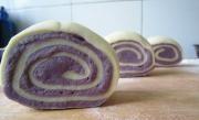 紫薯雙色切饅頭的做法圖解18