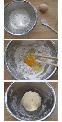 蕎麥雞蛋手搟麵的做法圖解1