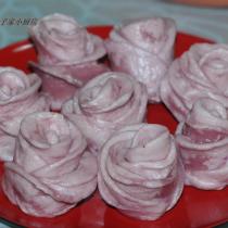 紫玫瑰饅頭的做法
