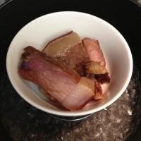 土豆青豆香菇臘肉燜飯的做法圖解3