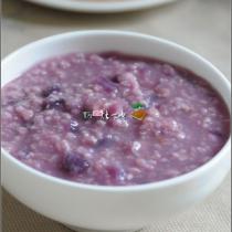 紫薯燕麥粥的做法