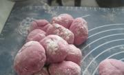 紫薯玫瑰花饅頭的做法圖解5