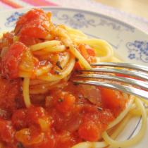 番茄義大利麵的做法