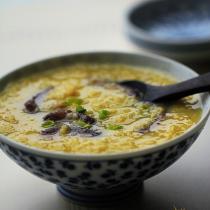 海參黃米粥的做法