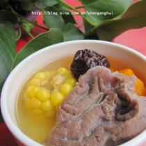 粟米牛蹍湯的做法