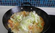 大蝦白菜麵片湯的做法圖解9