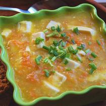 全素蟹黃芙蓉豆腐湯的做法