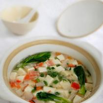 海鮮豆腐砂鍋的做法