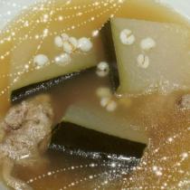 乾貝冬瓜薏米扇骨湯的做法