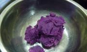 紫薯玫瑰饅頭的做法圖解2