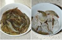 火腿鮮蝦粥的做法圖解2