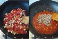 蕃茄蘑菇肉醬義大利麵的做法圖解4