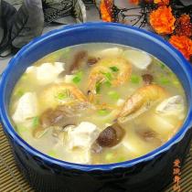 香菇海蝦豆腐湯的做法