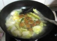 白菜丸子粉絲湯的做法圖解6