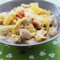 白菜燉凍豆腐的做法