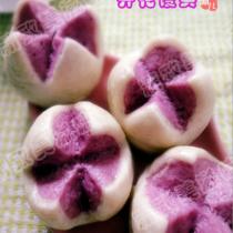紫薯開花饅頭的做法