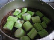 黴乾菜絲瓜湯的做法圖解4