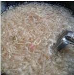 蘿卜絲蝦皮疙瘩湯的做法圖解6