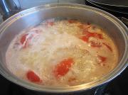 雞蛋番茄烏冬湯麵的做法圖解4