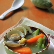 黃豆鼠瓜蛤蜊湯的做法