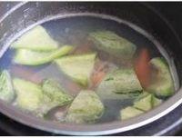 黃豆鼠瓜蛤蜊湯的做法圖解4