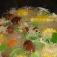 玉米蔬菜湯的做法圖解3