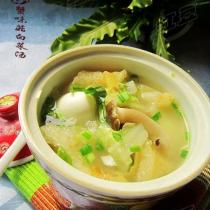 蟹味菇白菜鮮湯的做法