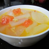 蝦米冬瓜西紅柿湯的做法