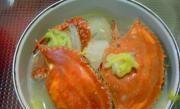 螃蟹白菜湯的做法圖解6