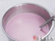 紫莧菜汁涼皮的做法圖解3
