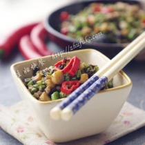 筍丁欖菜豇豆的做法