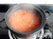 西紅柿酸辣湯的做法圖解5