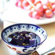 桂花紫薯湯的做法