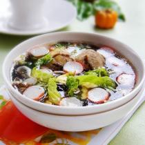 貢丸蝦皮紫菜湯的做法