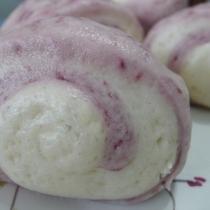紫薯雙色饅頭的做法