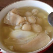 腐竹白果雞蛋湯的做法