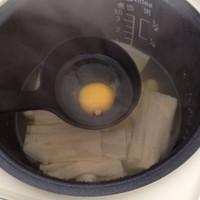 腐竹白果雞蛋湯的做法圖解4