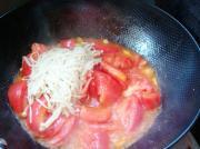 番茄金針菇蛋花疙瘩湯的做法圖解5